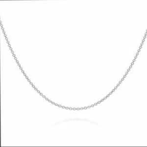 NEW 30" 925 Sterling Silver Circle Rolo Necklace